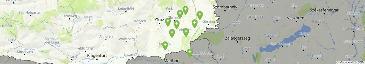 Map view for Pharmacies emergency services nearby Mühlgraben (Municipality, Burgenland) (95)